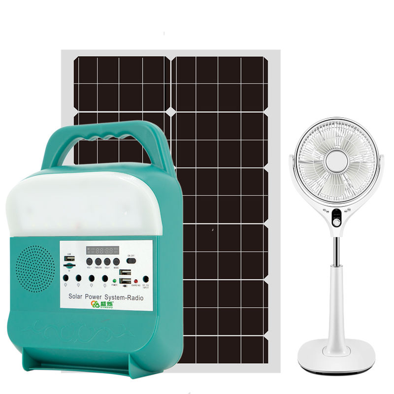 Sistem Lampu Panel Surya Tahan Air Luar Ruangan Dimmable Mini Portable Tenda Hiking LED