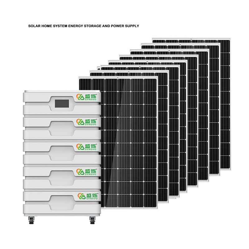 Sistem Tenaga Generator Surya Portabel Kit Sistem 10KW 5KW Untuk Rumah