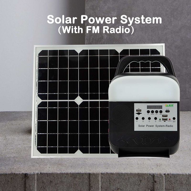 Mini Portable Lithium Battery Solar Generator Kit Daya Luar Ruangan Untuk Pasar Amerika