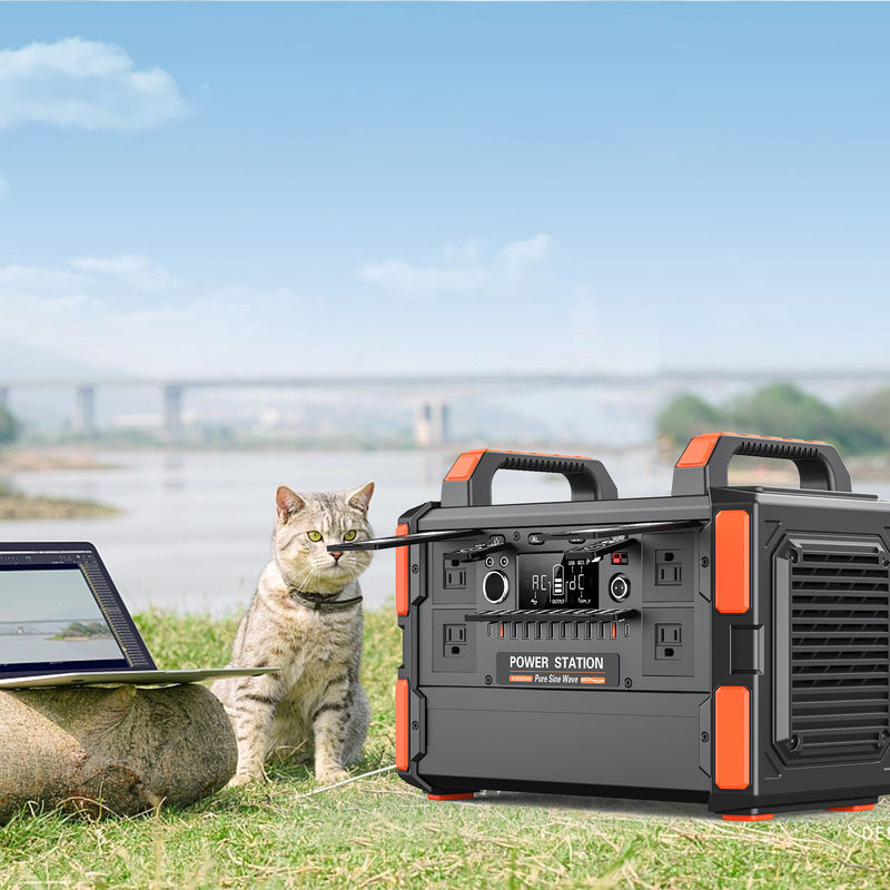 Pembangkit Listrik Tenaga Surya Luar Ruangan Portabel 1000w Dengan Tipe C