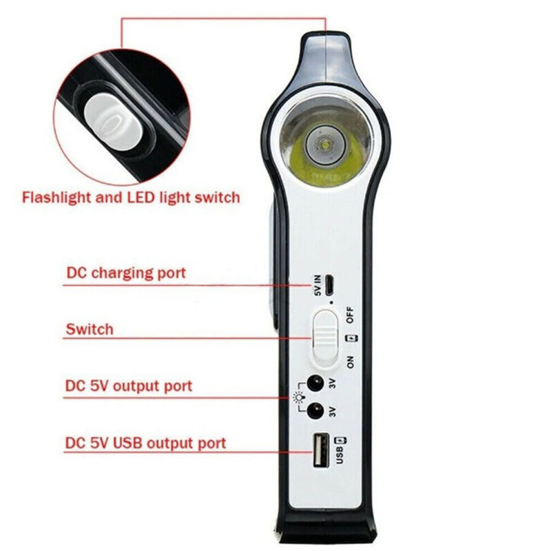Efisiensi Tinggi Portable Solar Energy Lighting Kit Panel Mini Off Grid Untuk Rumah