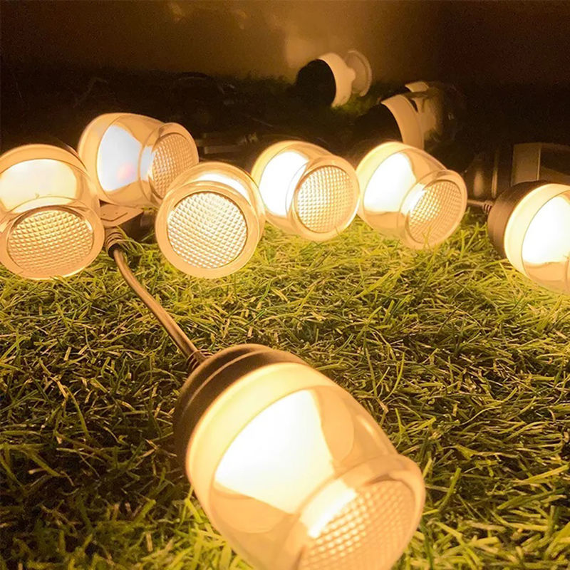 Dekorasi Natal Solar Outdoor String Light PVC ABS Holiday Party
