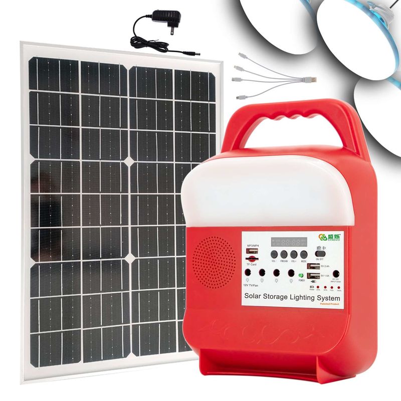Sistem Penyimpanan Energi Tenaga Surya Portabel Baterai Mobile Outdoor Camping Lighting