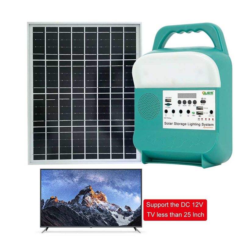 Lampu Berkemah Pembangkit Listrik 16V 16W ​​Dengan Output USB AC DC Pengisian Daya Baterai LED