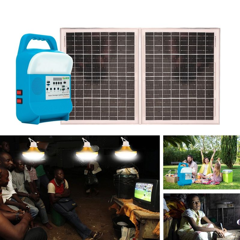 USB Rechargeable Solar LED Camping Light Bulb Tenda Lampu BBQ Hiking Portable Emergency