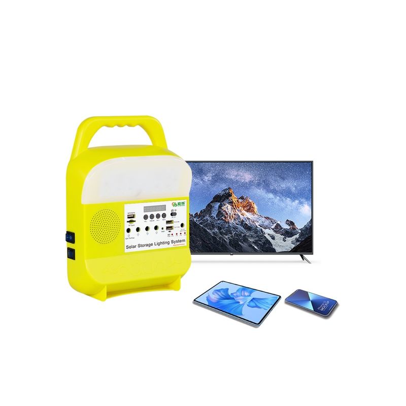Multifungsi 16V Solar Panel Led Lighting System 16W Untuk Tenda Hiking Fishing Emergency