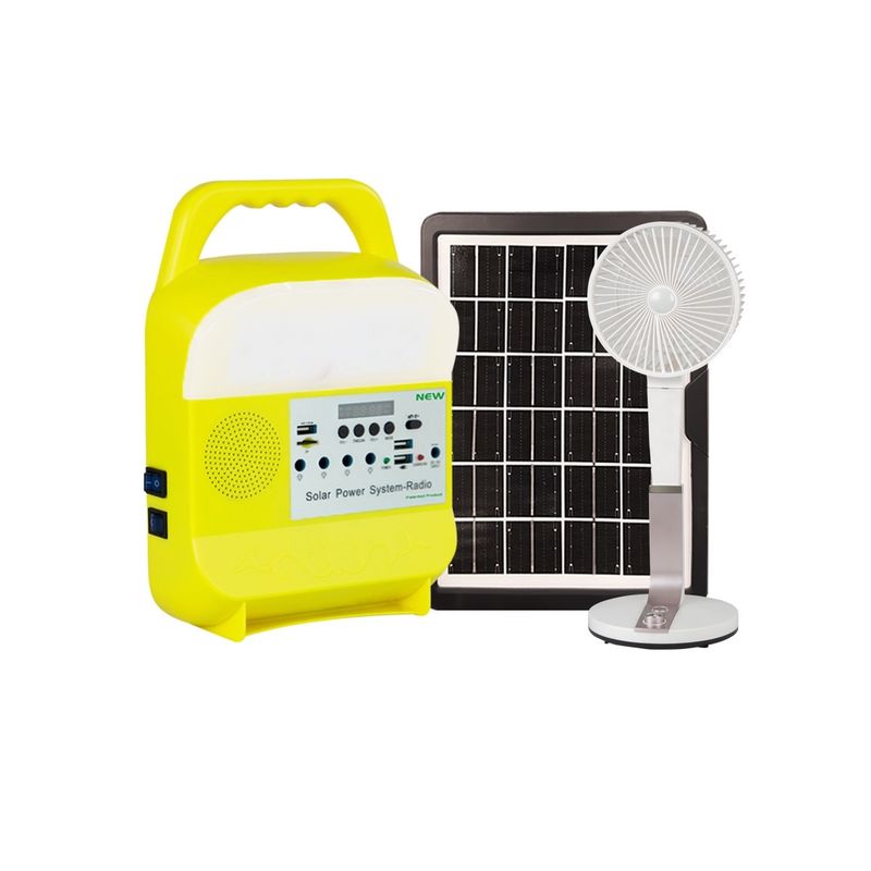 5W Lengkap Off Grid Solar Portable Led Lighting Untuk Pembangkit Energi Rumah