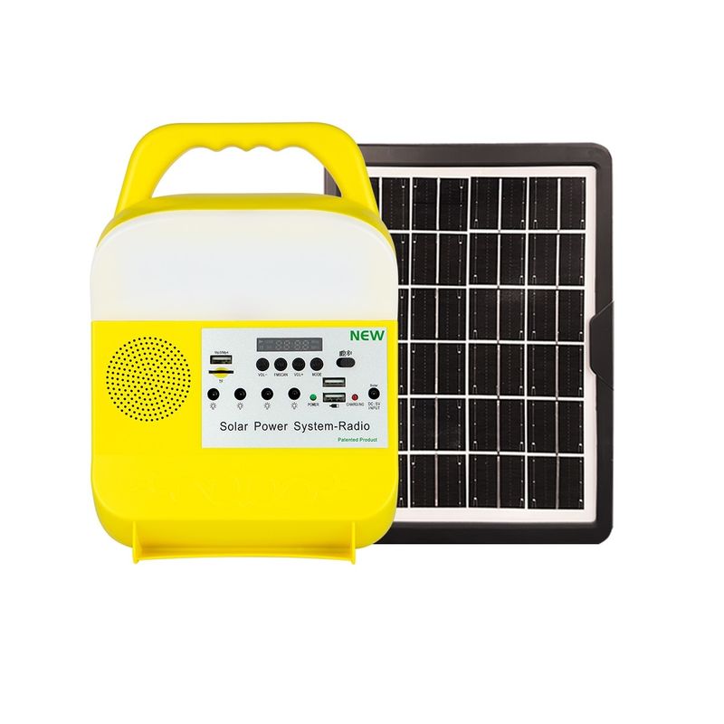 Portable Solar Energy Generator System Lampu Stasiun Penyimpanan Sistem Kecil Untuk Indoor