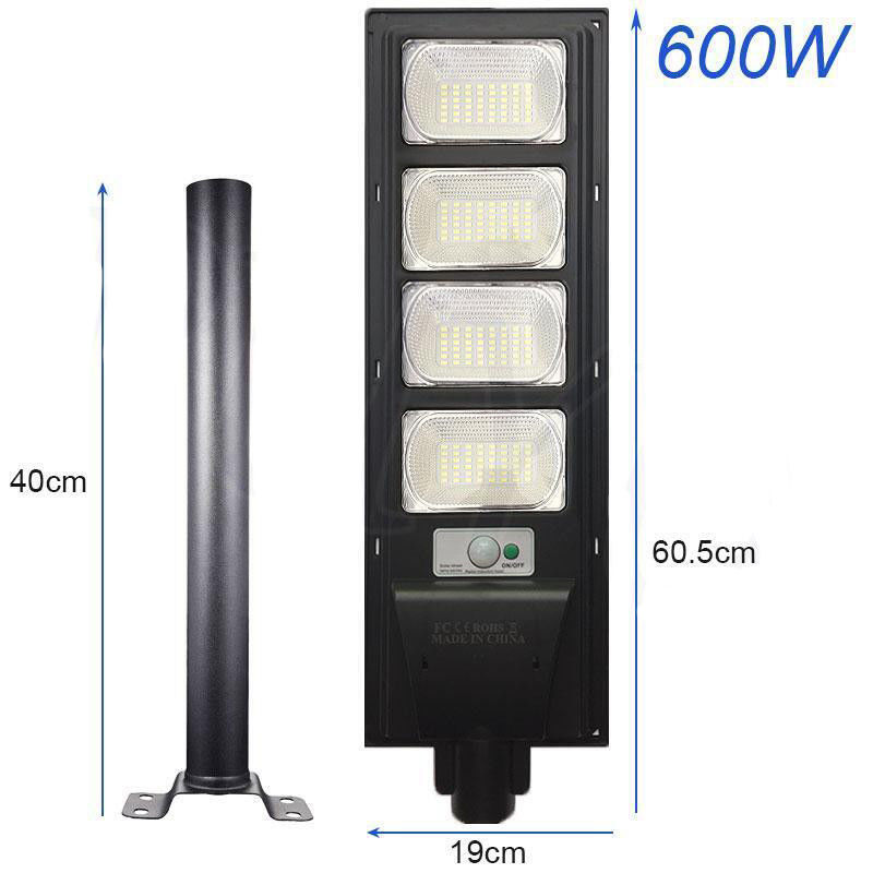 Outdoor Led Pole Light Community Park Lanskap Lampu Taman Tahan Air Solar Bulb Lights Outdoor