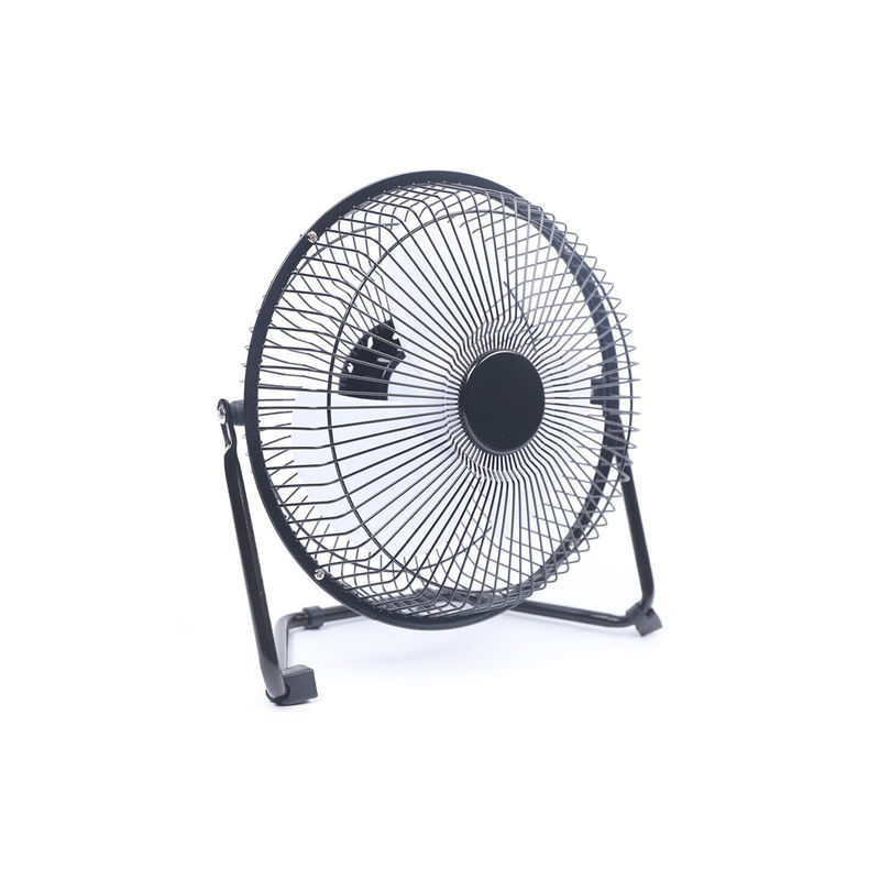 Partai besar Office Home Solar Battery Rechargeable Table Fan DC Table Desk Fans Use Emergency Led Light USB Charge