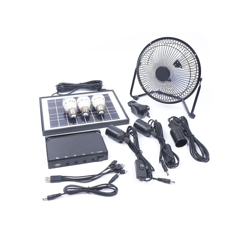 Sistem Pencahayaan Surya Lampu LED 12V 8 
