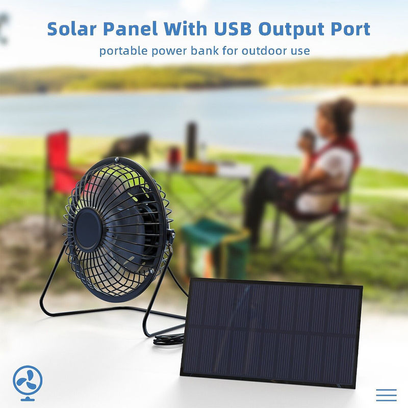 Panel Tenaga Surya/Solar Panel Powered Fan Mini Ventilator Exhaust Fan Rumah Kaca Rumah Motor Solar Dc Ceiling Fan