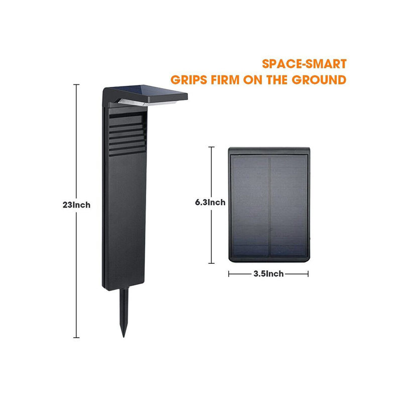 Lampu Lansekap Tahan Air Dekorasi Rumah Lampu Taman Halaman Luar Tahan Air Luar Ruangan Led Solar Energy Garden CPD2801