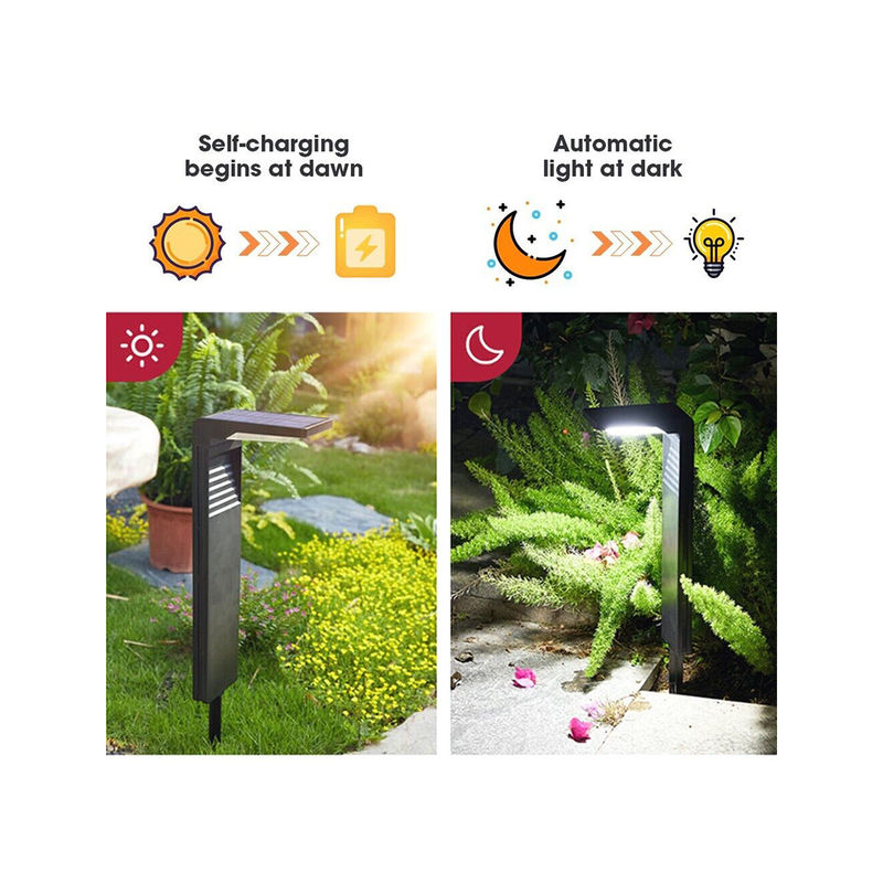 Lampu Lansekap Tahan Air Dekorasi Rumah Lampu Taman Halaman Luar Tahan Air Luar Ruangan Led Solar Energy Garden CPD2801