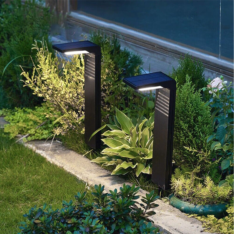Solar Garden Light White LED Outdoor Lawn Light Waterproof Flood Light Kit Lampu Taman Bertenaga Surya