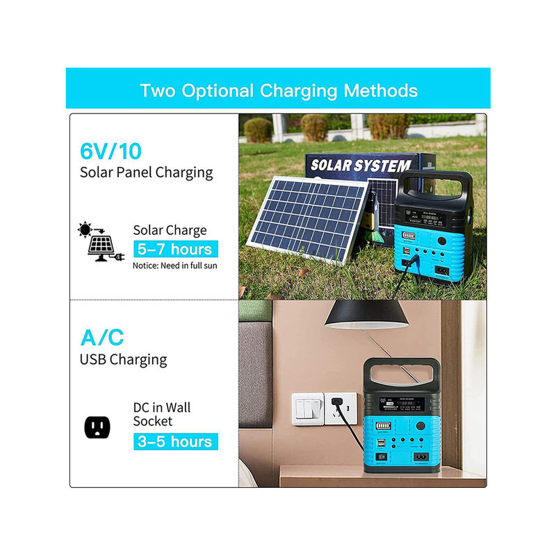 Mini Grid Off Grid Solar Lighting Systems Pencahayaan Hemat Energi Baterai Solar Lamp Kit Untuk Afrika OEM/ODM