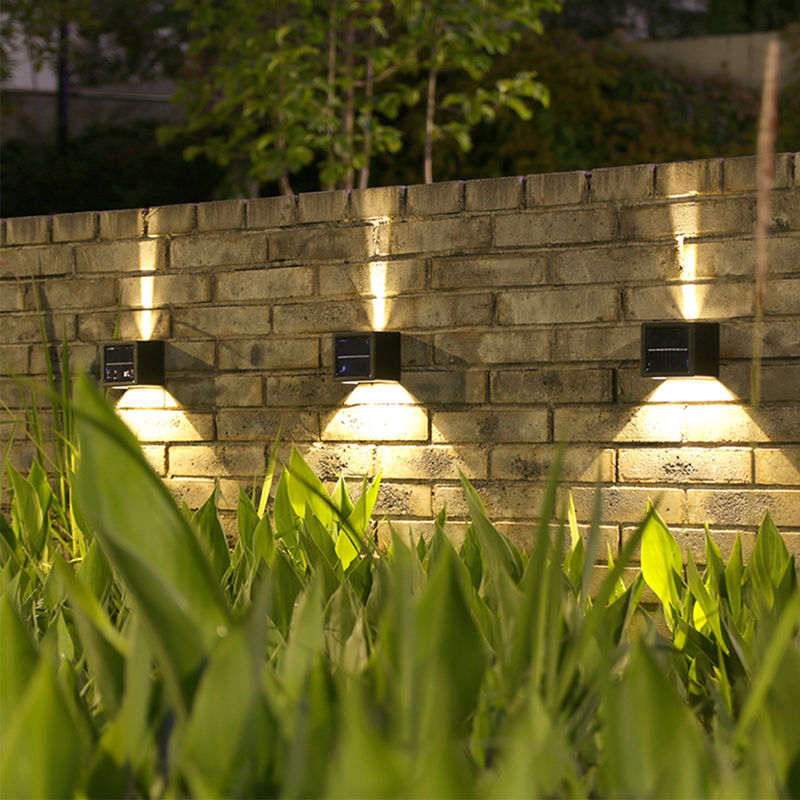 Menerangi Sun Solar Wall Light 3.7V Sensor Lampu Taman Tahan Air Nordic Dekorasi
