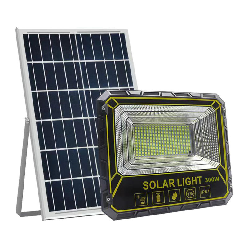 300W 600W Solar Wall Flood Light Outdoor Sensor Tahan Air Taman Led DC 6V