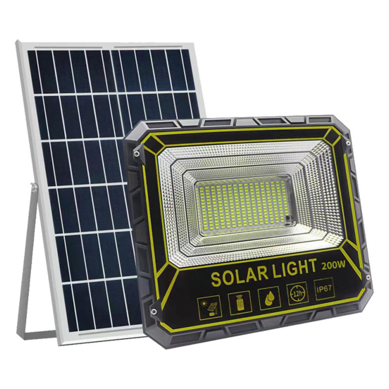 Efisiensi Tinggi Super Bright Solar Flood Light Fokus Luar Ruangan Led Solar Street 100W