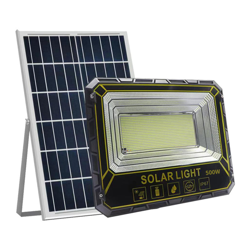 300W 600W Solar Wall Flood Light Outdoor Sensor Tahan Air Taman Led DC 6V