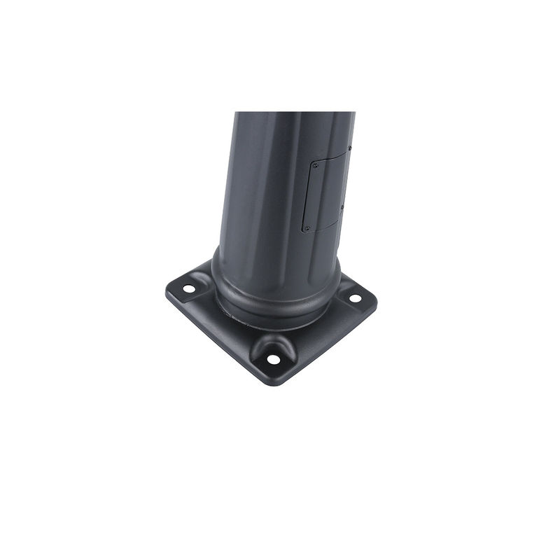 Tiang Lampu Jalan Tenaga Surya 12M Kustom Luar Ruangan Galvanis Smart Led Smart Pole 15m