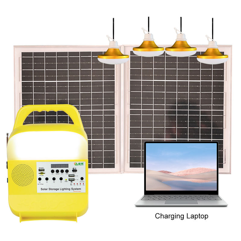 Portable Camping Generator Dengan Type C Mobile Charge Port Solar Systems 45W 16V
