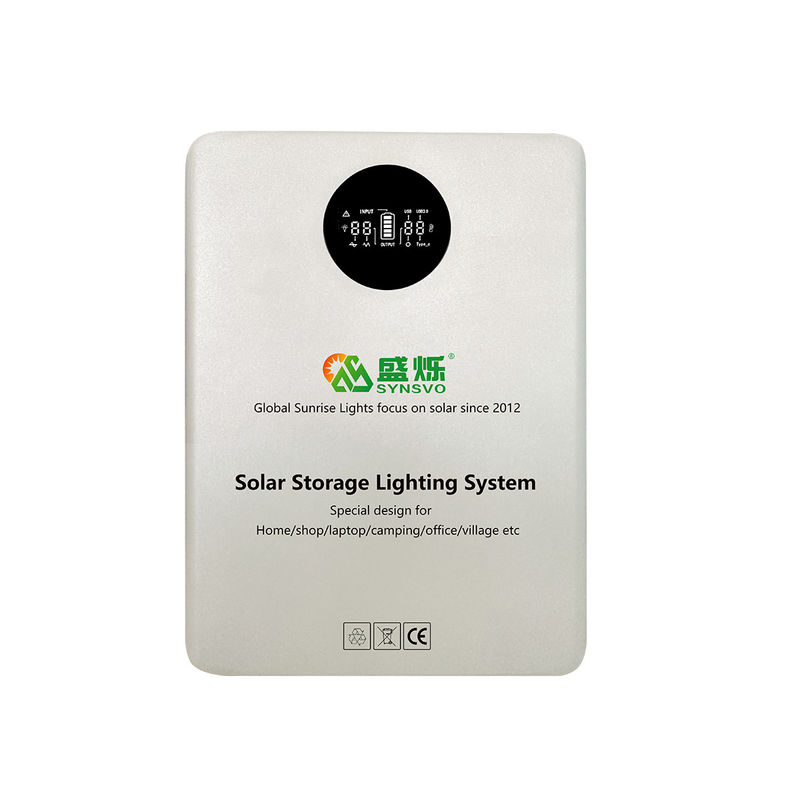 Sistem Penyimpanan Energi ROHS PV Generator 150W 300W Dengan Pembangkit Listrik Lithium Panel Surya