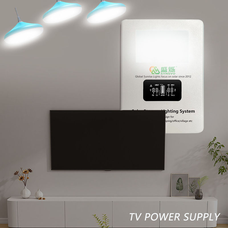 Sistem Energi Panel Surya 40W/60W 16V Lithium Lifepo4 Pembangkit Tenaga Surya Portabel