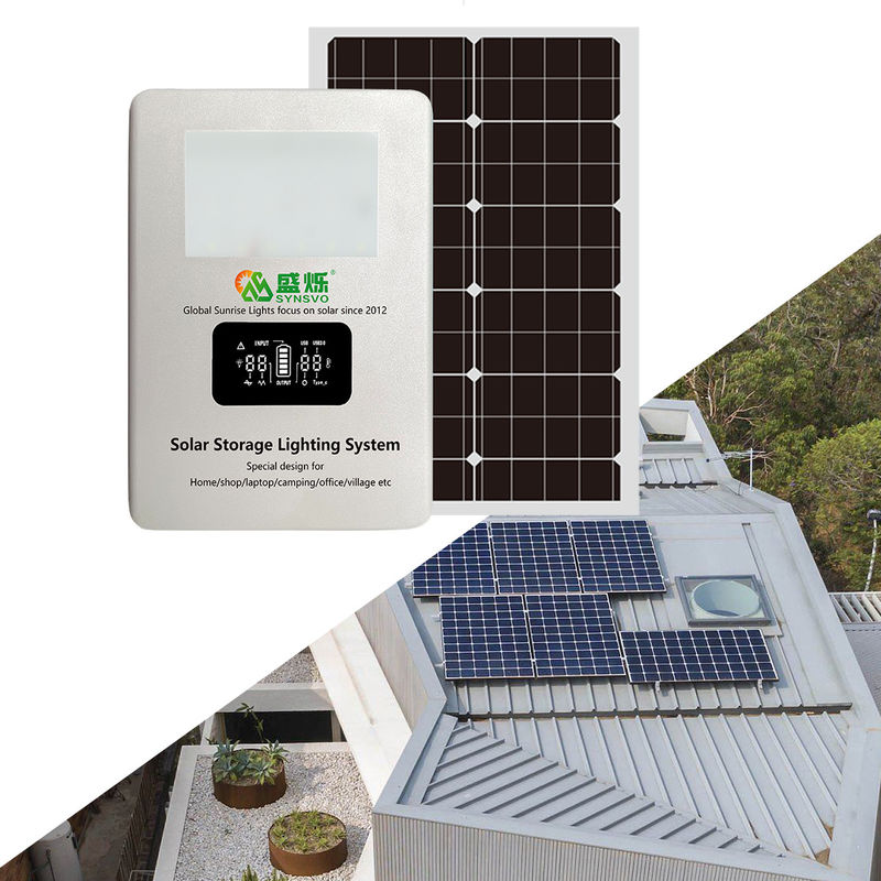 Efisiensi 97% Sistem Energi Panel Surya dengan Baterai 16V 12.5ah dan 16V 25ah Dikemas dalam Kotak Karton 938