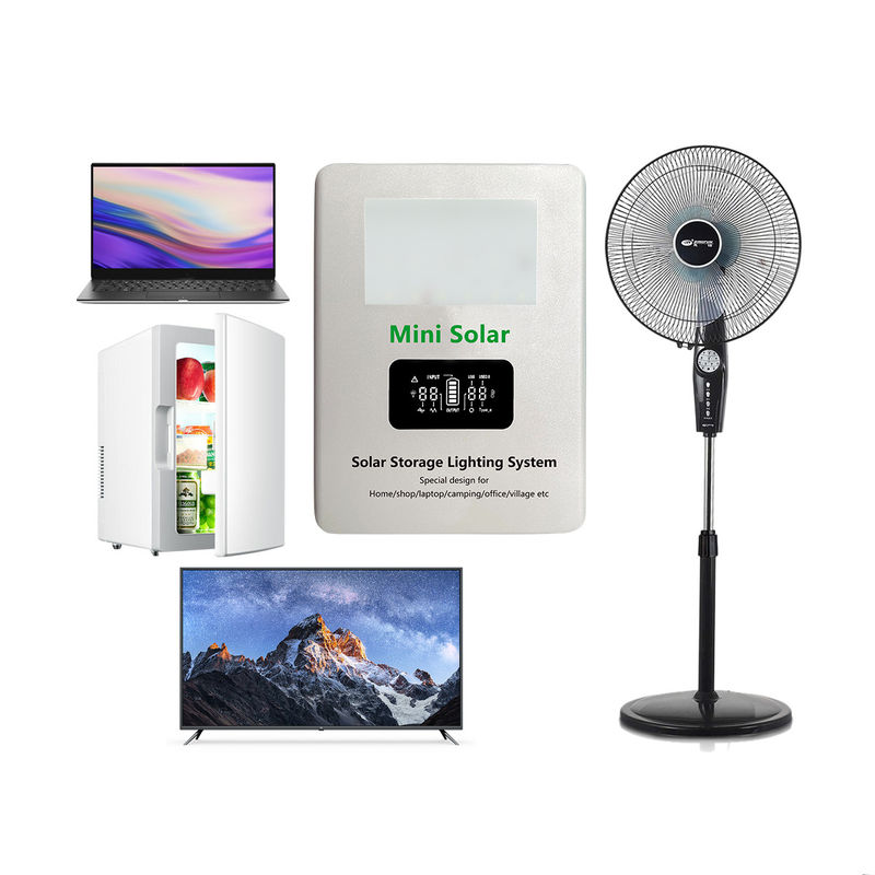 40W/60W MPPT Solar Hybrid Inverter Dengan 3.2 ~ 3.6A Untuk 6W * 3pcs Bohlam LED Kit Panel Dengan Baterai