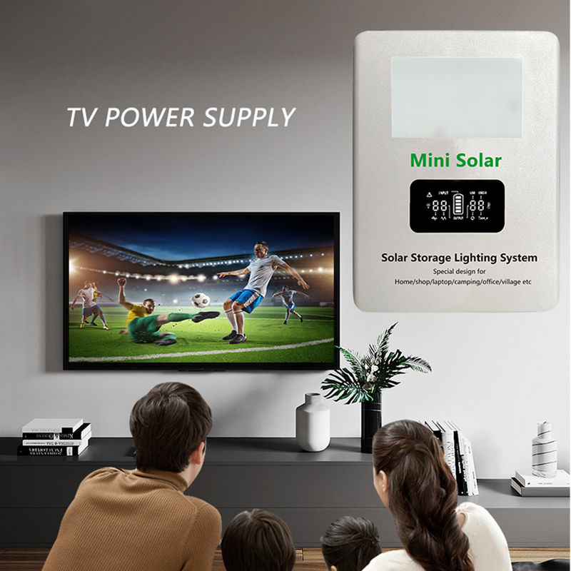 Lampu LED 50Hz Power Bank 3.6A Dengan Inverter Output AC Gelombang Korektif Dengan Baterai