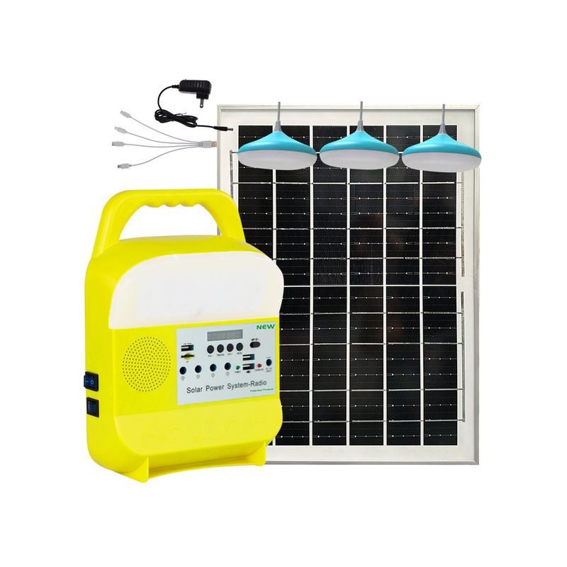 6000K Portable Solar Bulbs Suhu Warna Lampu Langit-langit Dalam Ruangan