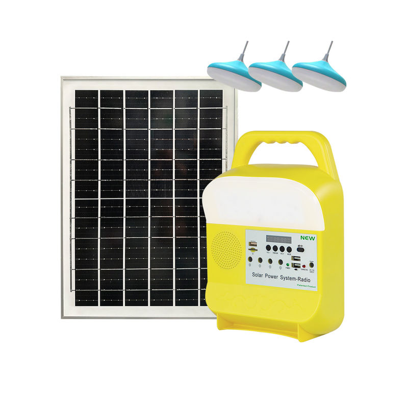 20W/6V Portable Solar Bulbs Dengan Baterai 8000mah Untuk Penerangan Outdoor