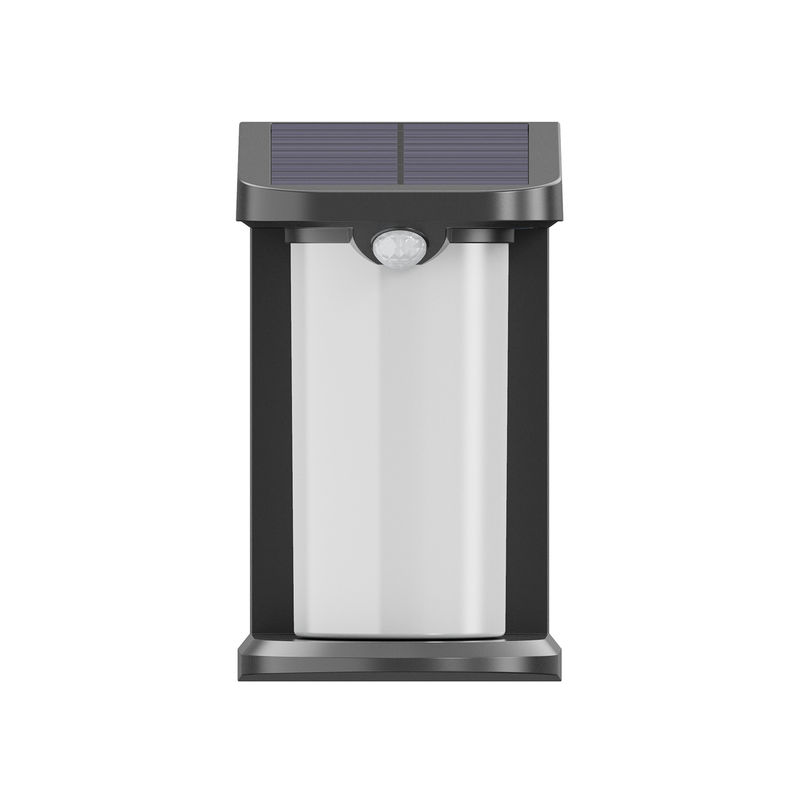 Lampu dinding LED bertenaga surya Sensor gerak luar -5 - 50°C 80 Ra Sensor gerak keamanan luar LED