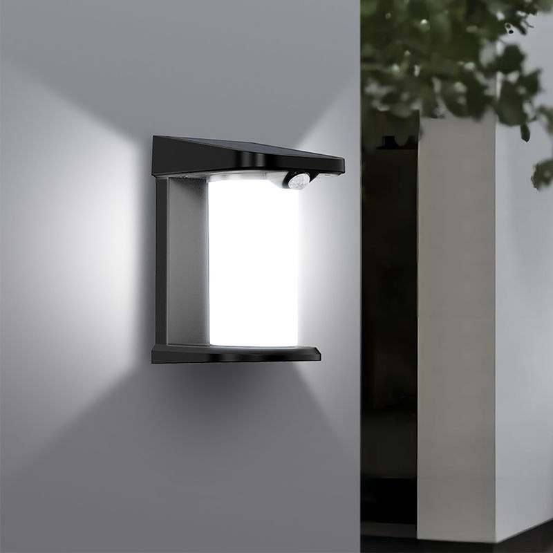 Lampu Dinding Surya ABS Dengan Panel Surya Silikon Polikristalin /5V 1.1W Jalan Taman Modern Waterproof berkualitas tinggi