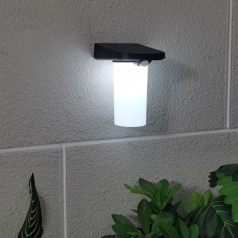 35LM Flux Cahaya Sensor Dinding Surya Cahaya 6-8 jam Waktu pengisian Lampu luar