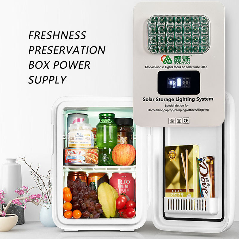 White 16V 12.5AH/25AH Portable Solar Generator Dengan Kapasitas Baterai 2600mAh