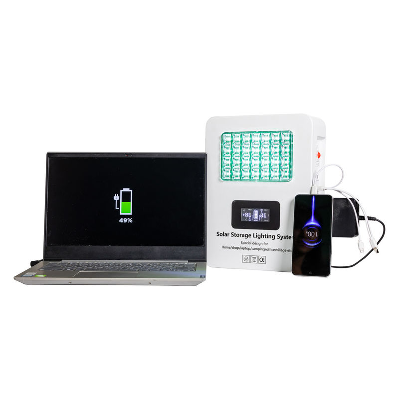 22*30cm Generator Surya Putih Portable Dengan Waktu Pengisian 6-8 Jam Produk Surya Untuk Rumah Dan Camping