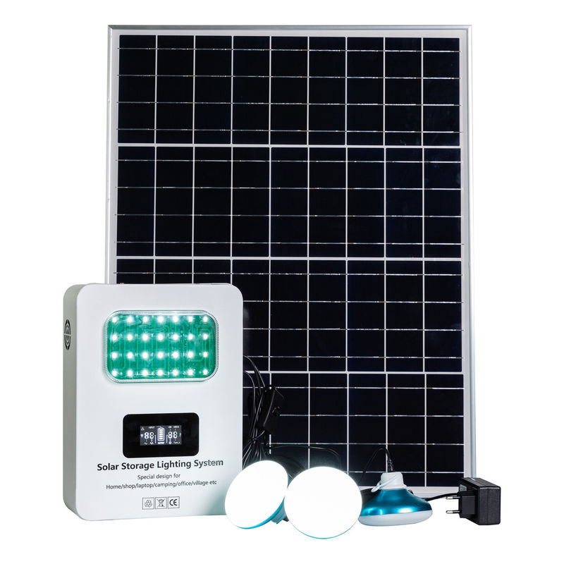 SRE-938 Portable Solar Generator yang dapat diandalkan 12V 25AH Baterai Kapasitas Dan Panel Surya Monokristalin