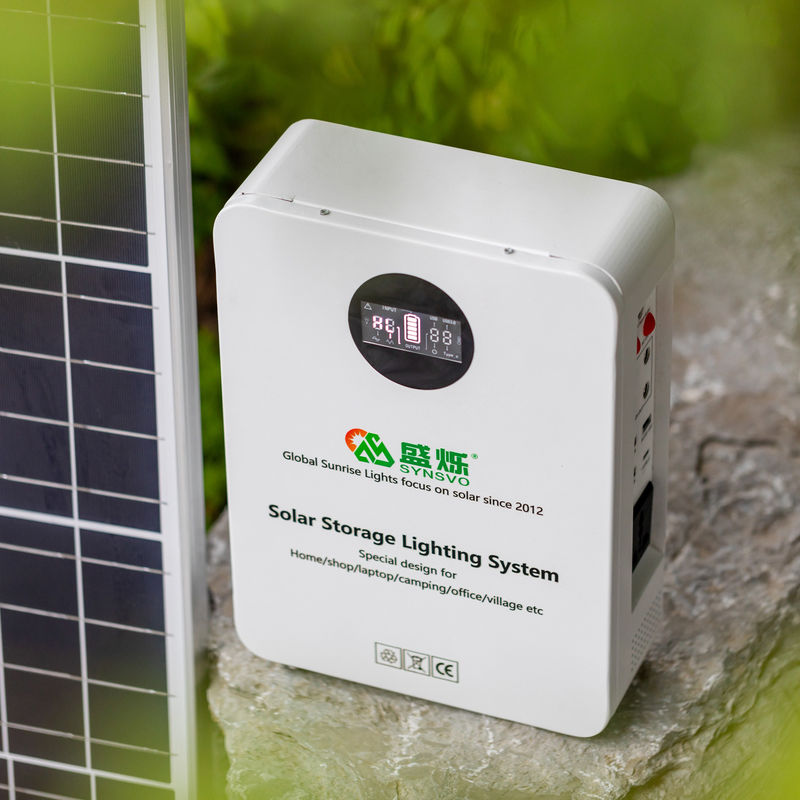 300W Kapasitas Daya Generator Surya Portable Dengan Panel Surya Monokristalin Generator Surya Untuk Jalankan Kulkas