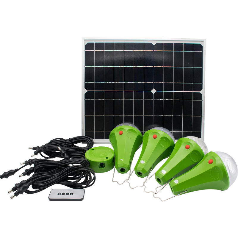 Penjimatan Energi Lampu Daya Surya Untuk Rumah 10 jam Waktu Kerja 6W * 4pcs