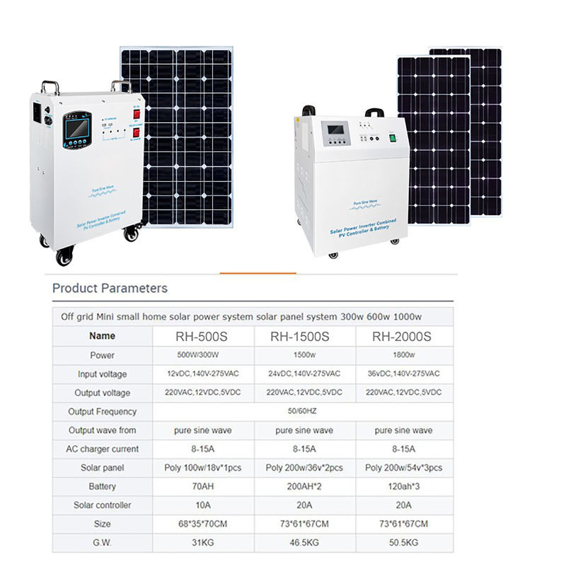 5kw Solar Panel Kit Power Generator 12vdc/24vdc/48vdc Baterai Tegangan