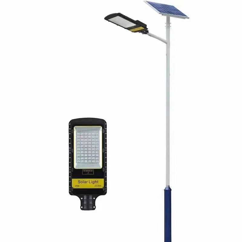 Semua Dalam 2 Lampu Jalan Tenaga Surya 60W 80W Lampu Jalan LED Surya Lampu Jalan Semi Surya