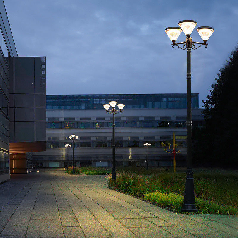 IP65 Outdoor Solar LED Landscape Pathway Light Lampu Taman Surya 3 lampu kepala