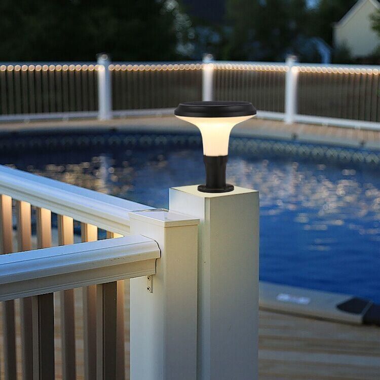 Lampu Pilar LED Bertenaga Surya Lampu Dekorasi Lampu rumput surya lampu pos LED