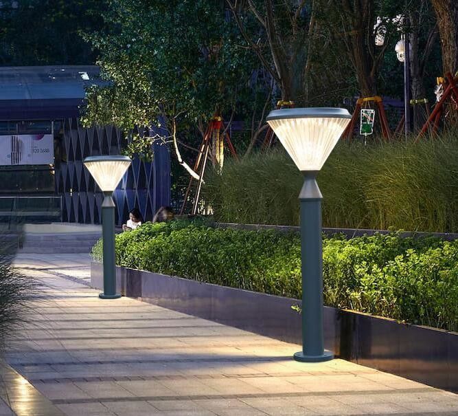 20ah Villa 3W Lampu Taman Surya Dicat Matte Dekorasi Gerbang Lanskap Luar Ruangan