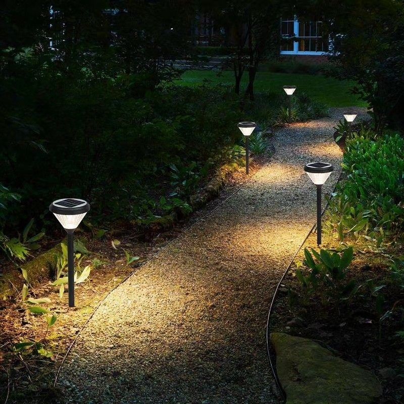 Solar Deck Lights Pagar Post Lights Outdoor Lighting Garden Dekoratif
