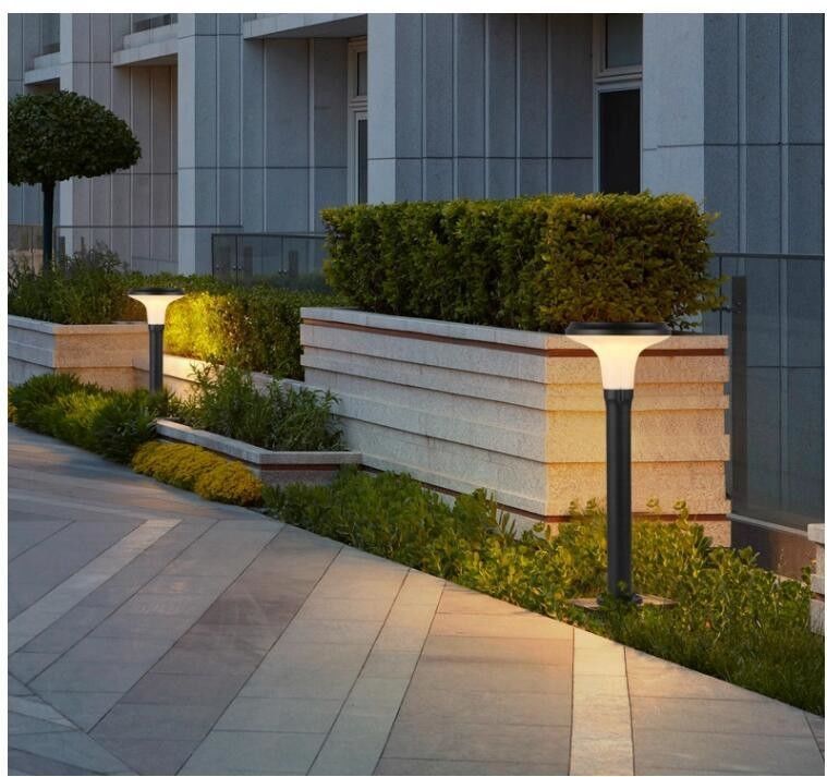 Solar Light Bulb Jalan Penerangan Taman Surya Luar Tahan Air Dipimpin Halaman Belakang Lampu Taman Rumput Surya