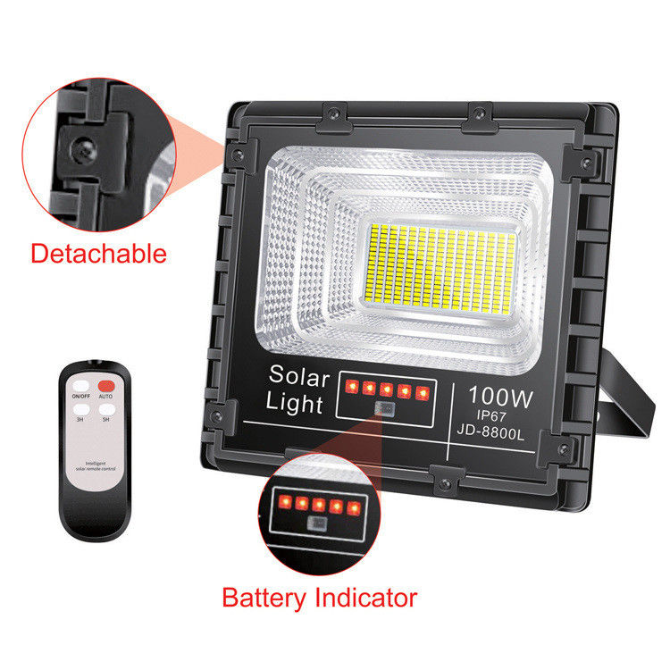 LED Garden Outdoor Solar Flood Light Sensor Gerak Didukung Dengan Kontrol Lampu Cerdas