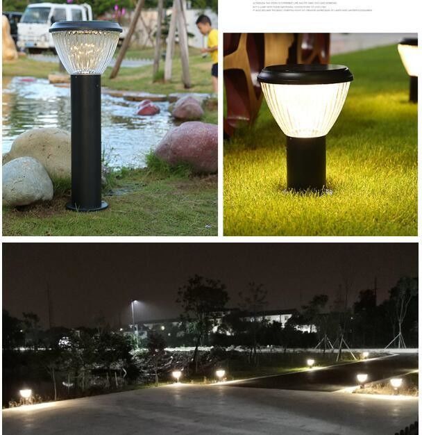 Lampu Taman Surya LED Tahan Air 5W untuk Halaman Luar Halaman Teras Jalan Taman Jalan